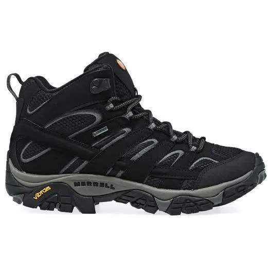 נעלי טיולים מירל לגברים Merrell J06061 MOAB 2 MID GTX  Black