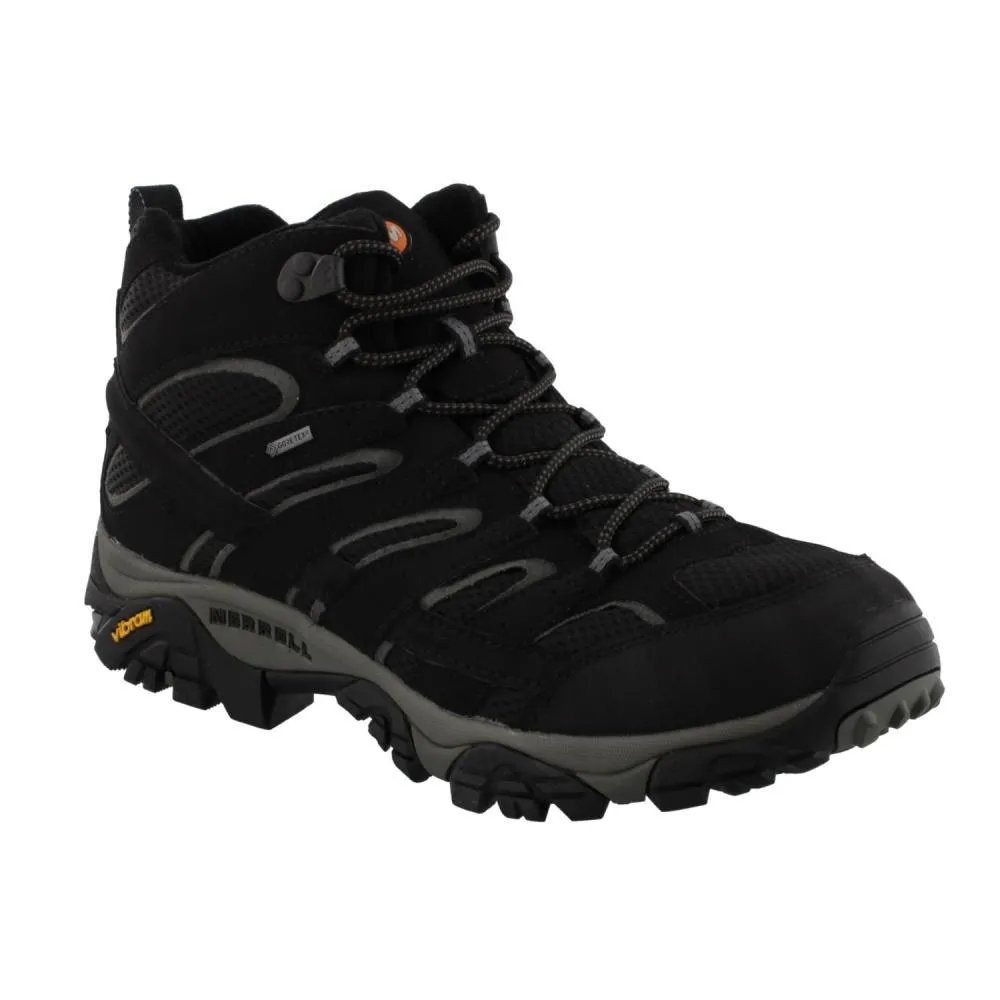 נעלי טיולים מירל לגברים Merrell J06061 MOAB 2 MID GTX  Black