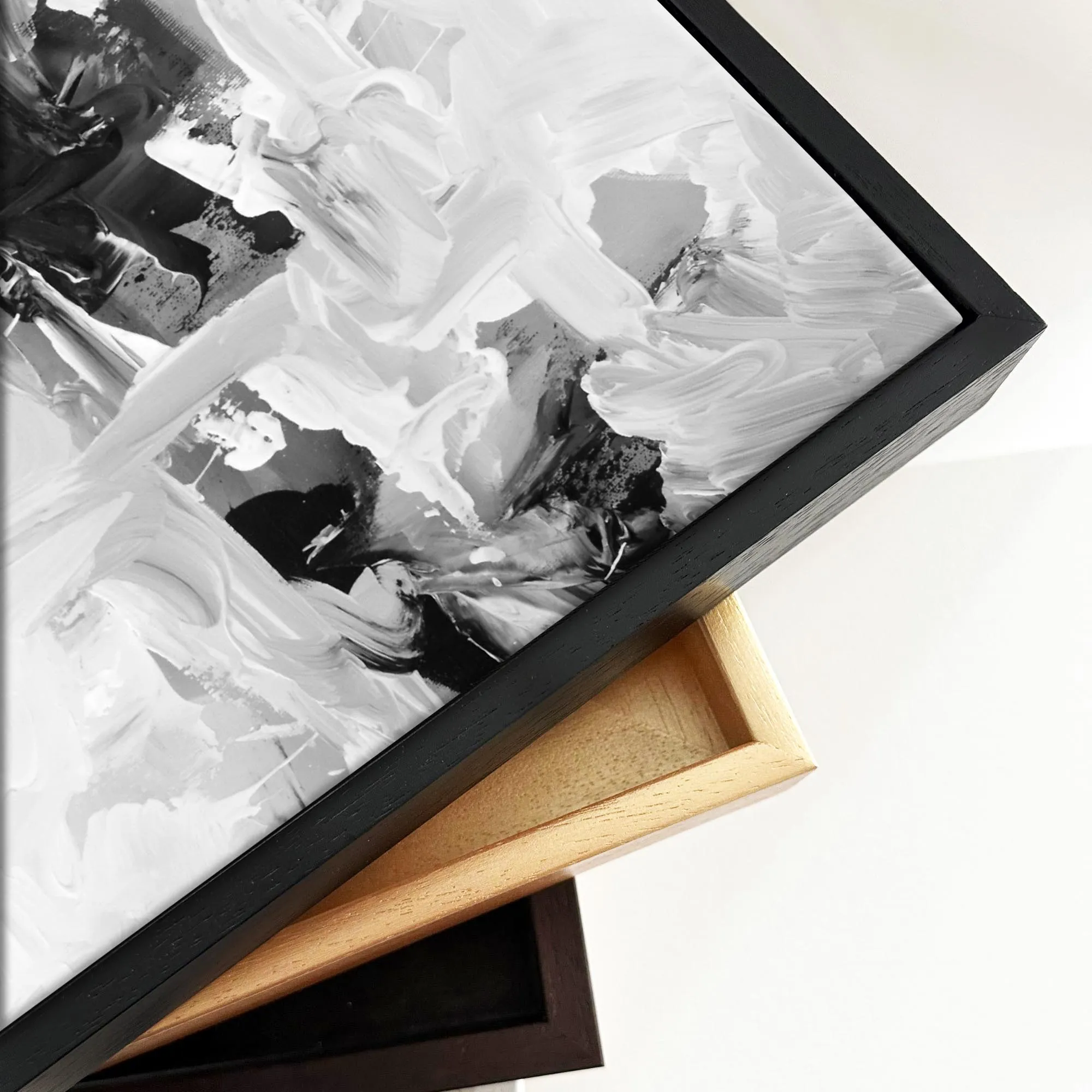 Abstract 441 Framed Canvas