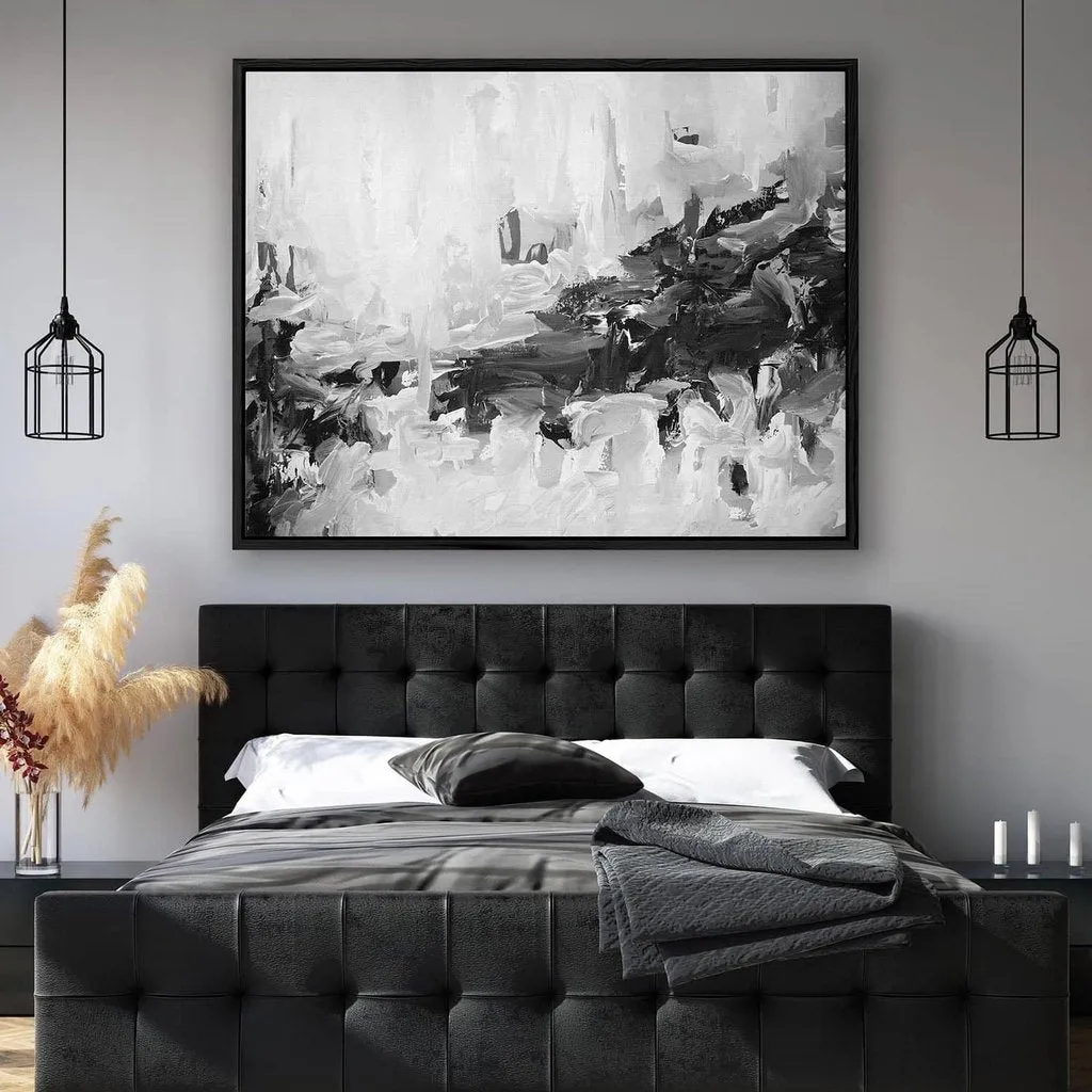 Abstract 441 Framed Canvas