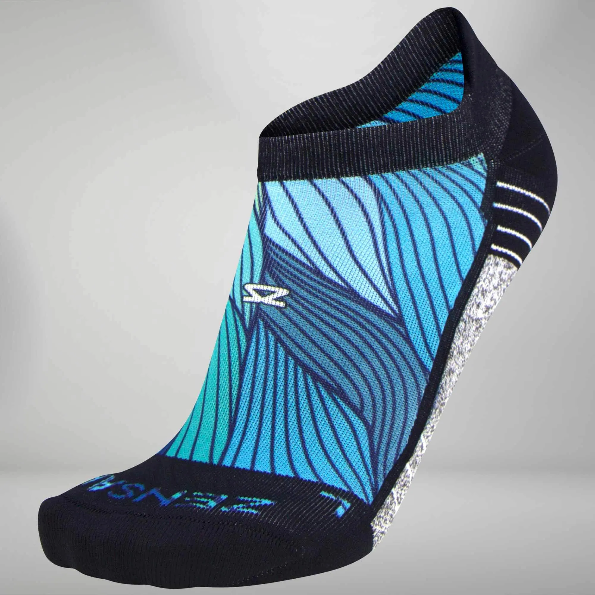 Abstract Waves Socks (No Show)