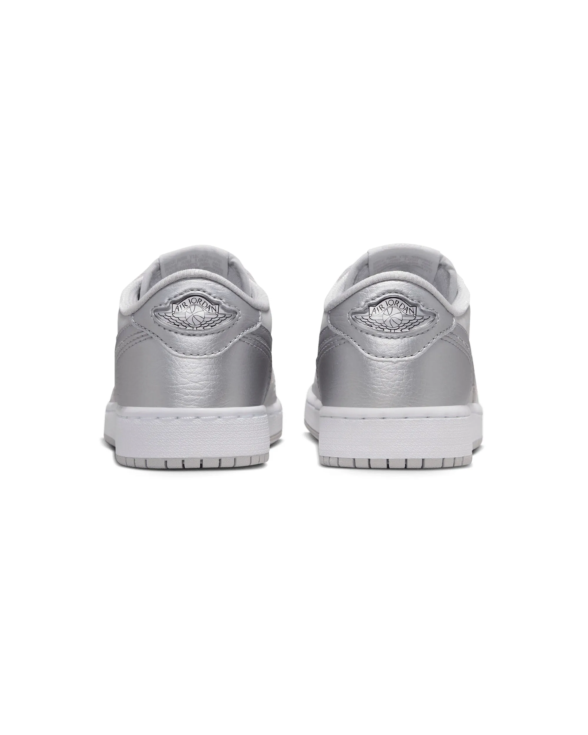 Air Jordan 1 Retro Low OG GS - Neutral Grey / Metallic Silver / White