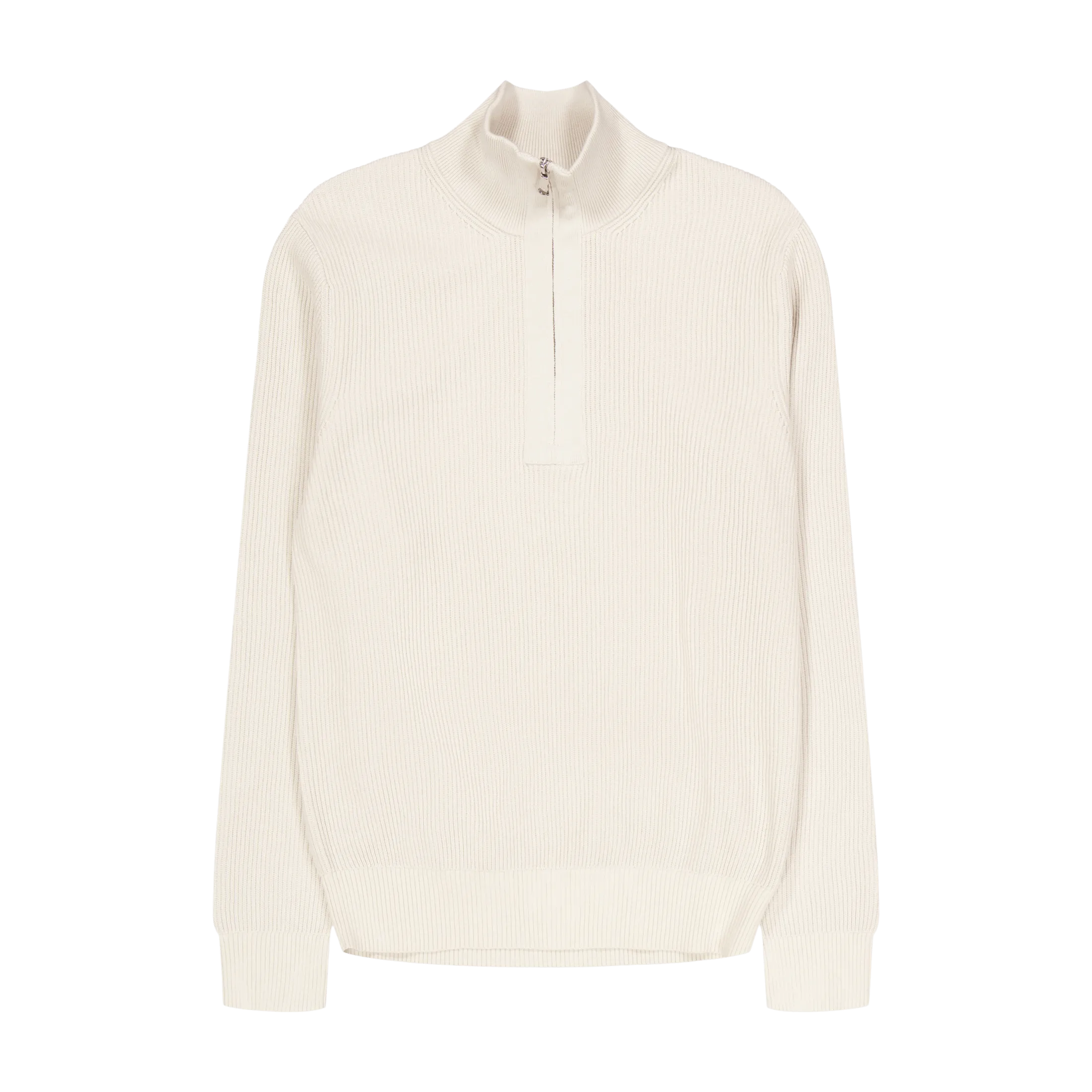 Alex Half Zip Knitted Sweater U029 Moonbeam