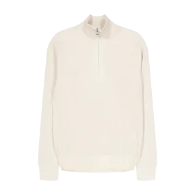 Alex Half Zip Knitted Sweater U029 Moonbeam