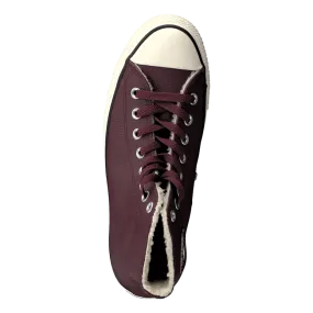 All Star Leather Shearling Deep Bordeaux/Natural/Egret