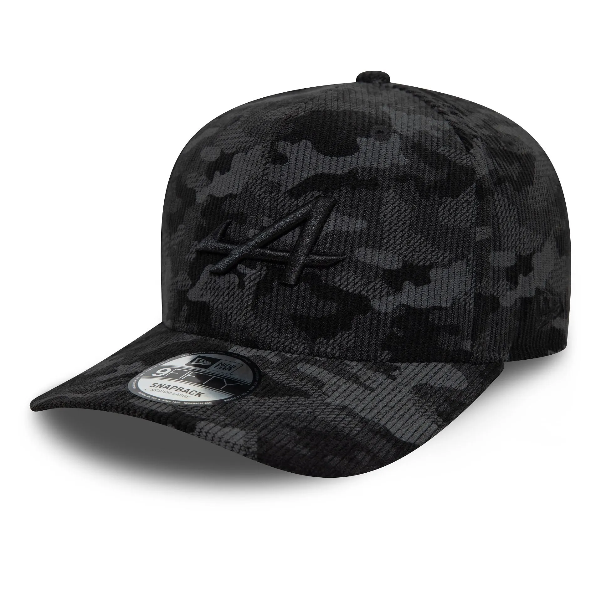 Alpine Racing Camo Cord Black 9FIFTY Snapback Cap