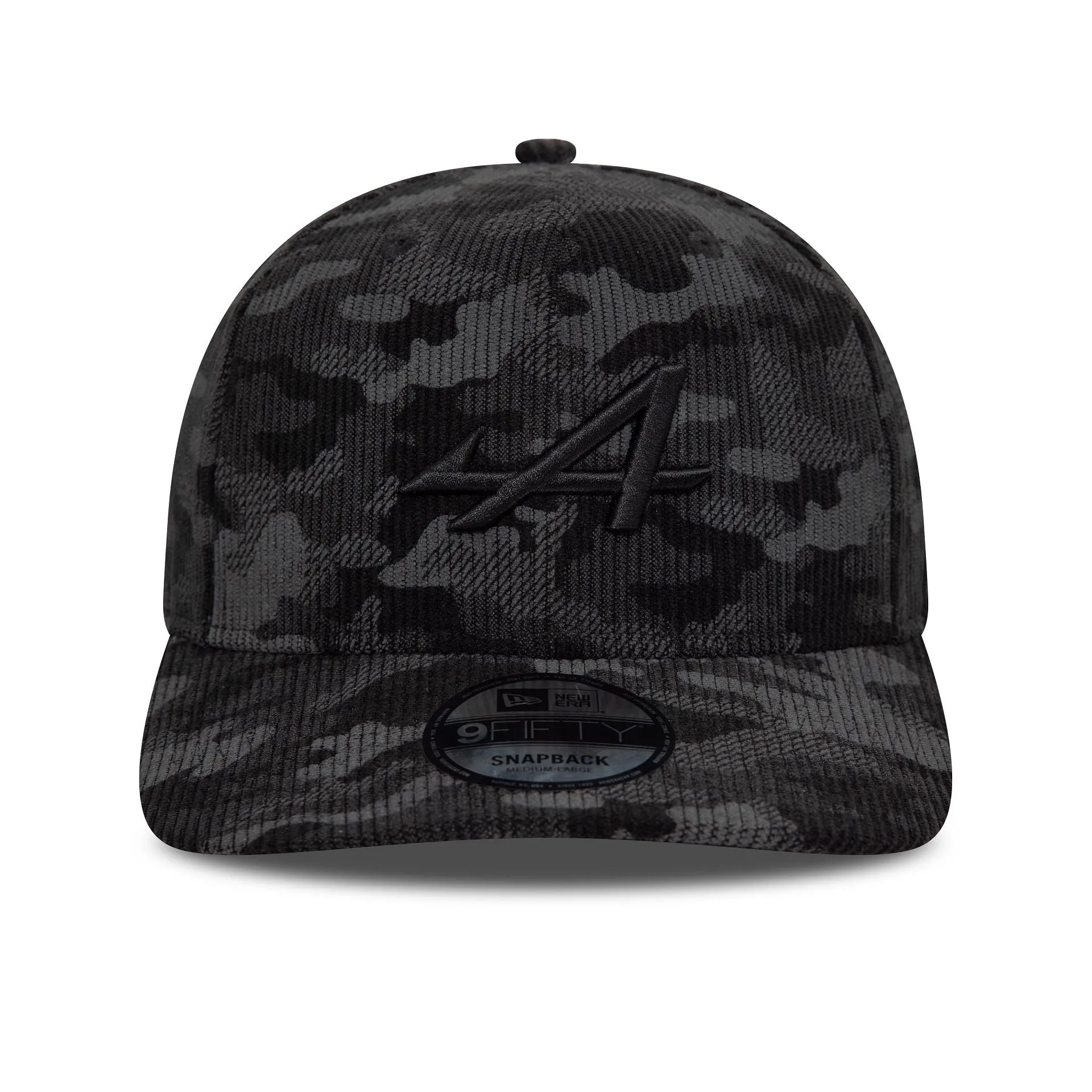 Alpine Racing Camo Cord Black 9FIFTY Snapback Cap