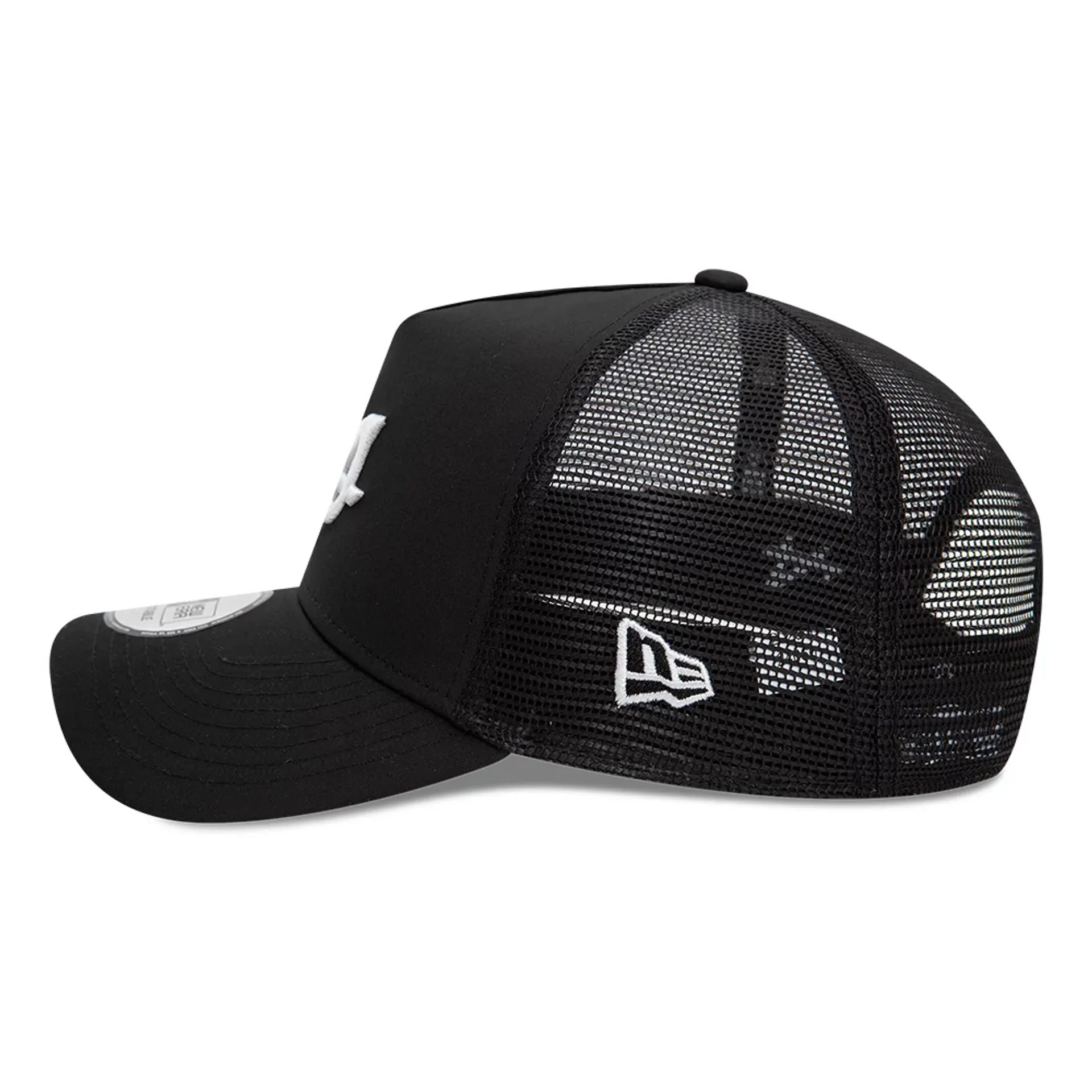 Alpine Racing Logo Black 9FORTY E-Frame Trucker Adjustable Cap