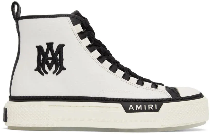 AMIRI White & Black M.A. Court High