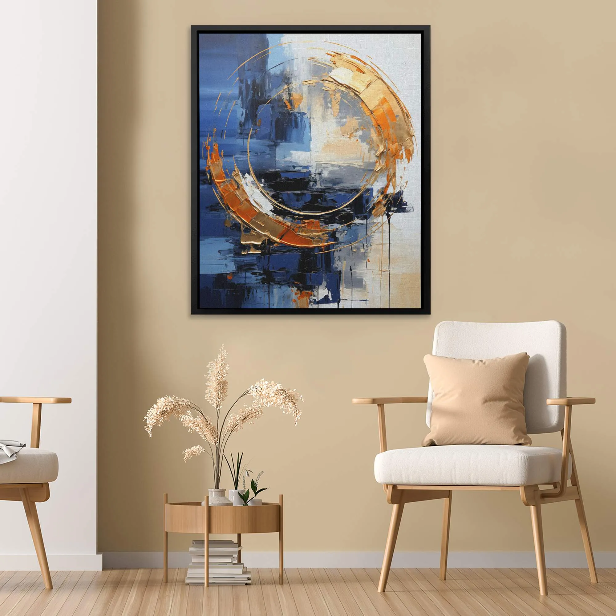Azure Gold Circle