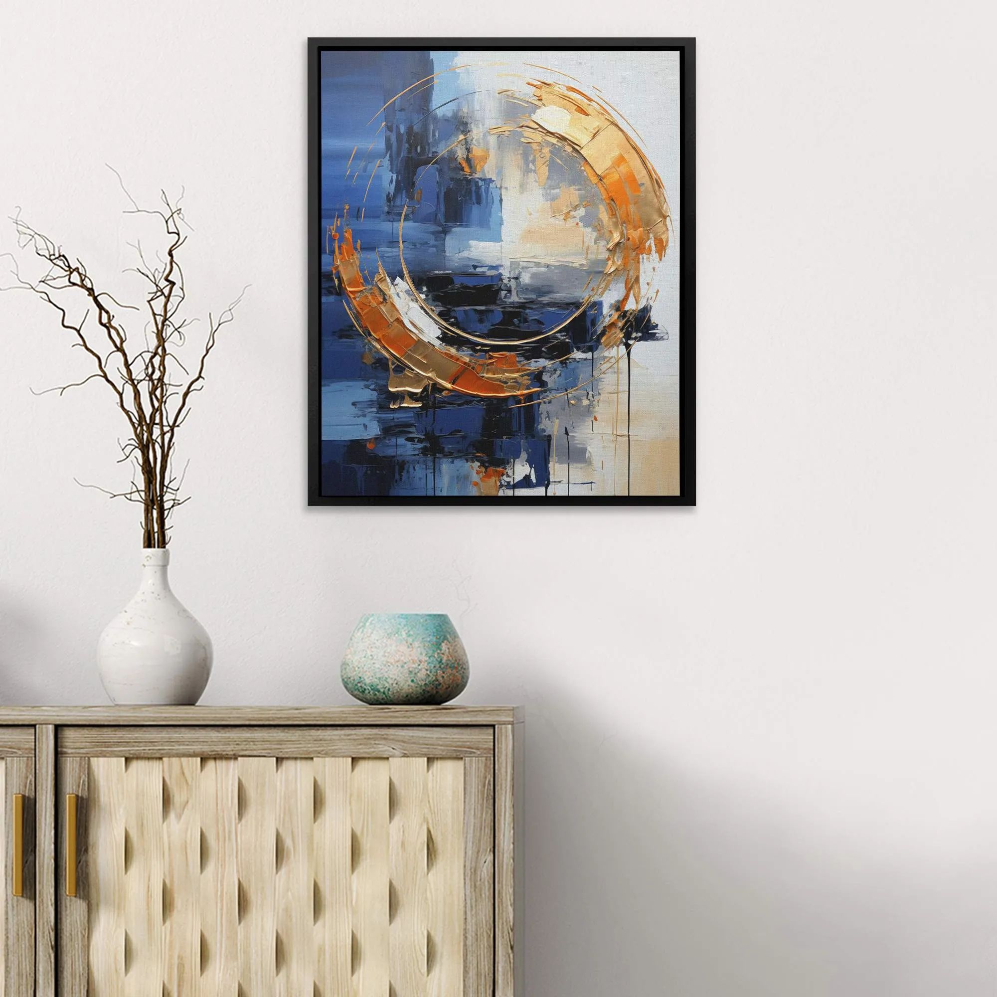 Azure Gold Circle