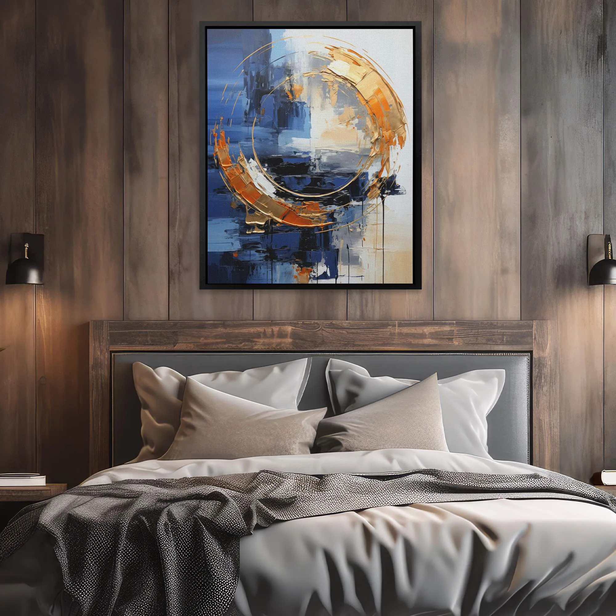 Azure Gold Circle