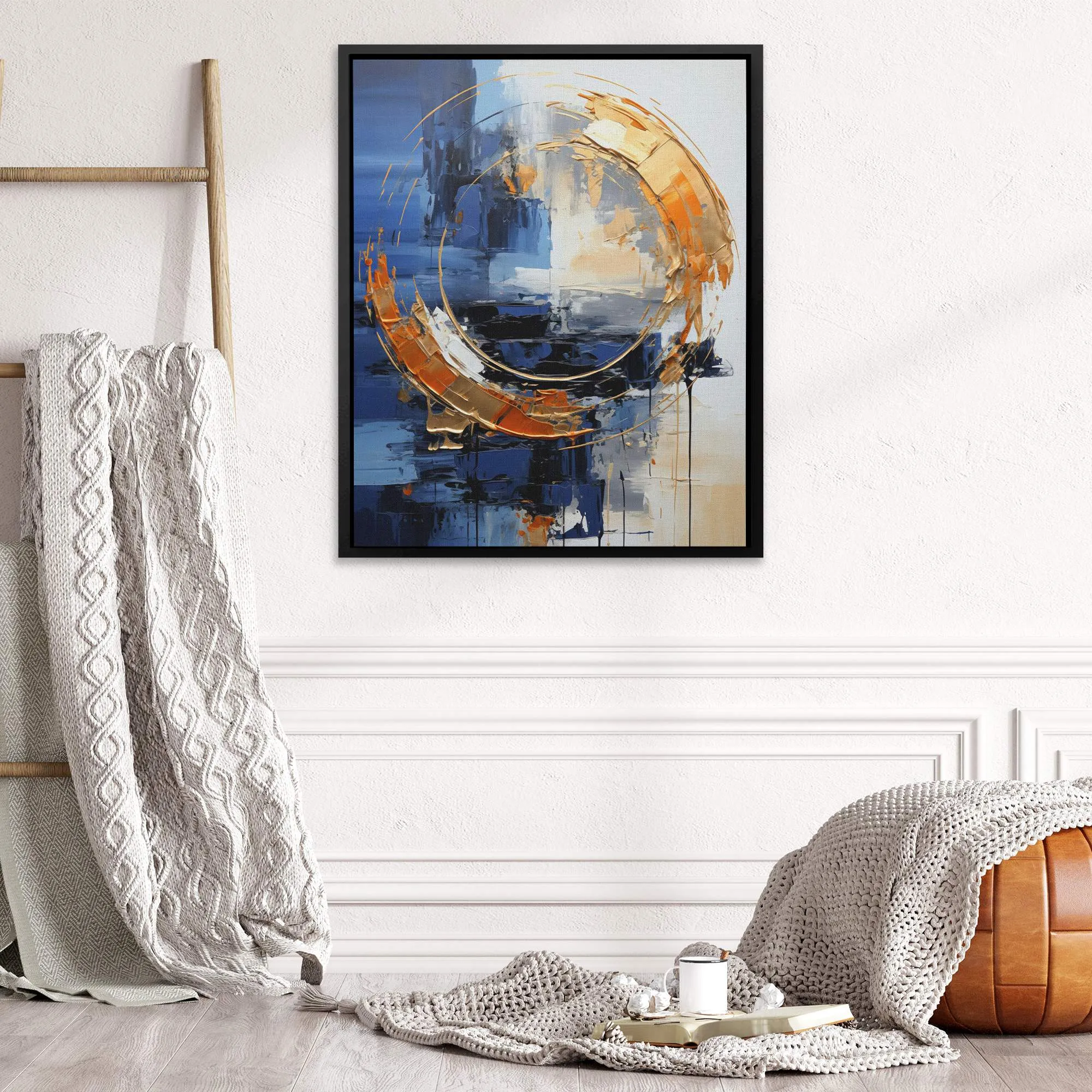 Azure Gold Circle