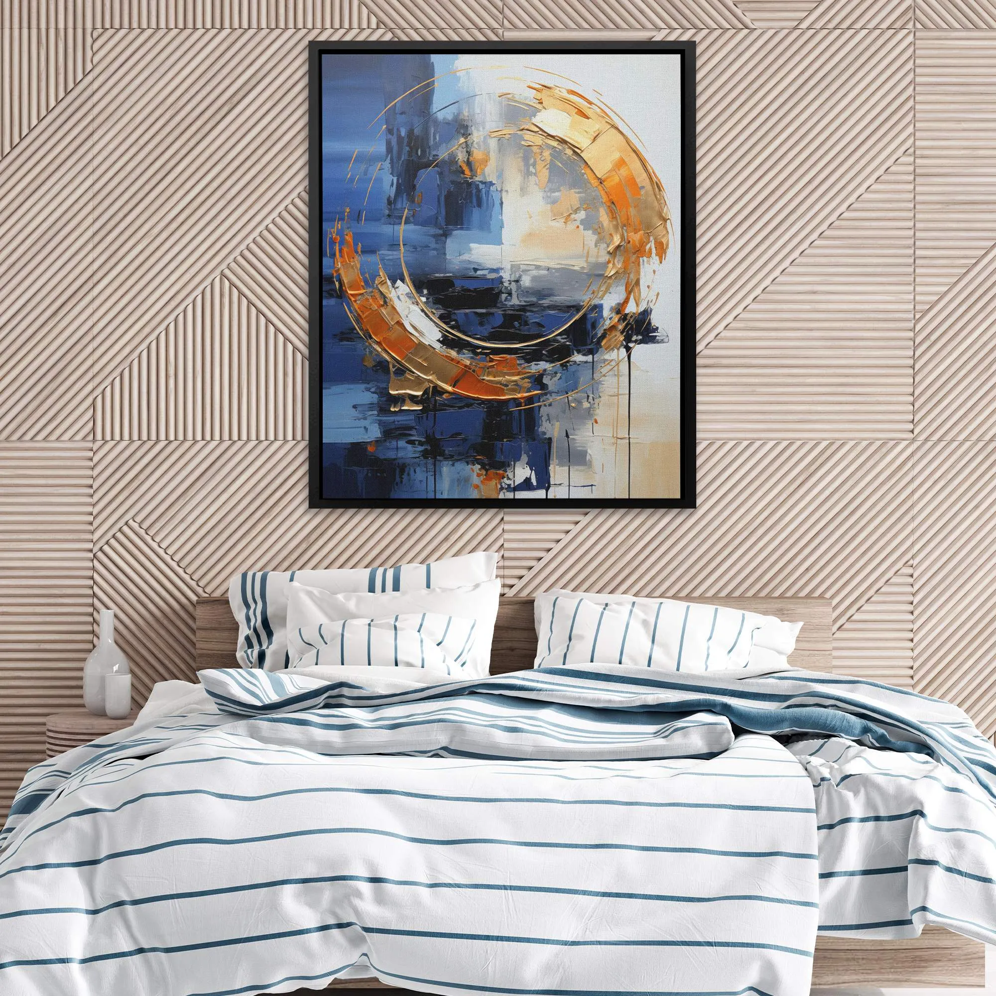 Azure Gold Circle