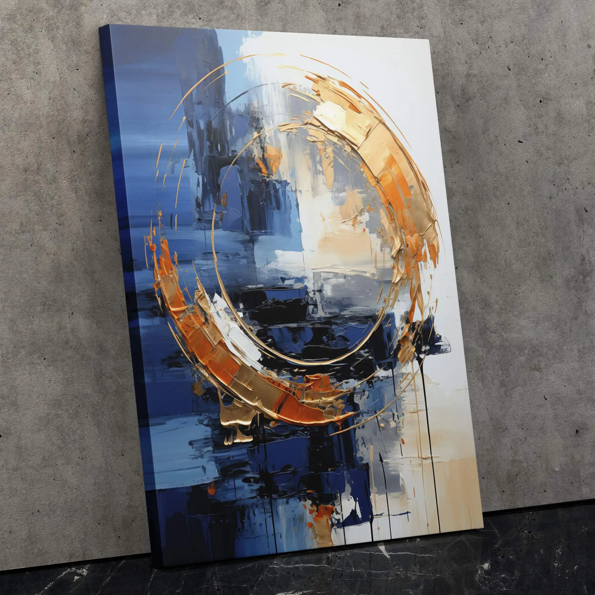 Azure Gold Circle