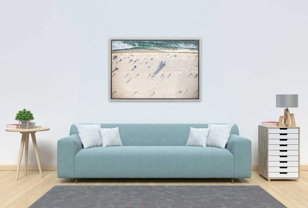 Beach from Above | Beach Wall Art Print