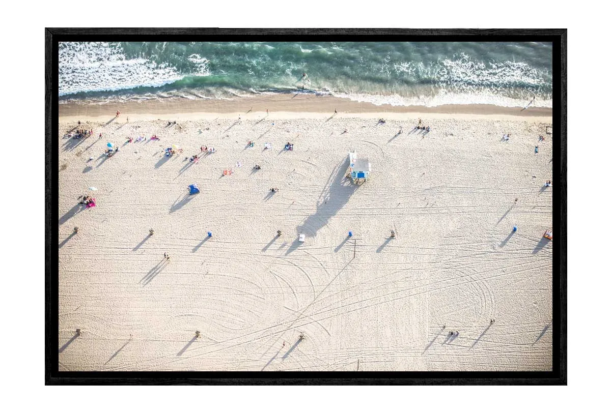 Beach from Above | Beach Wall Art Print