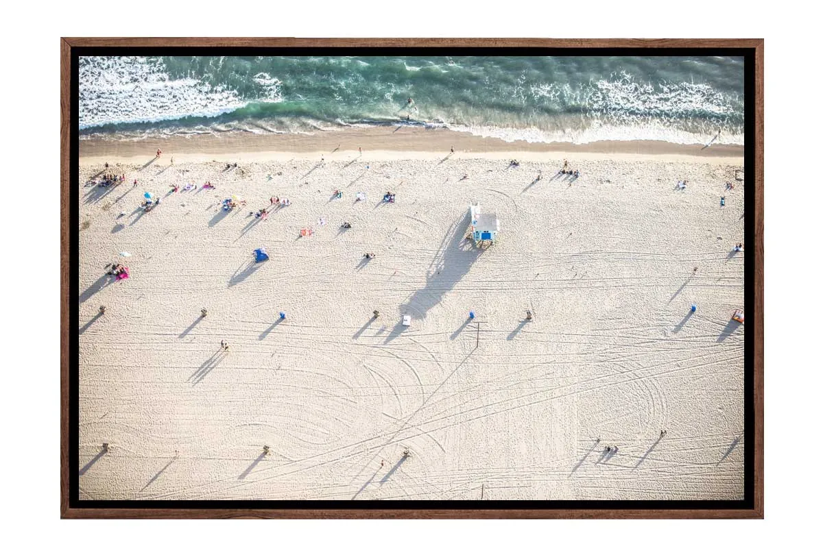 Beach from Above | Beach Wall Art Print