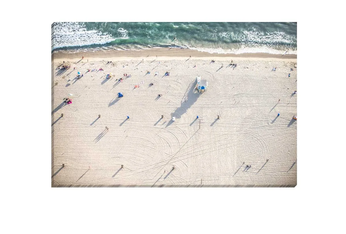 Beach from Above | Beach Wall Art Print