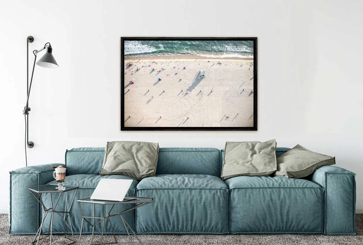 Beach from Above | Beach Wall Art Print