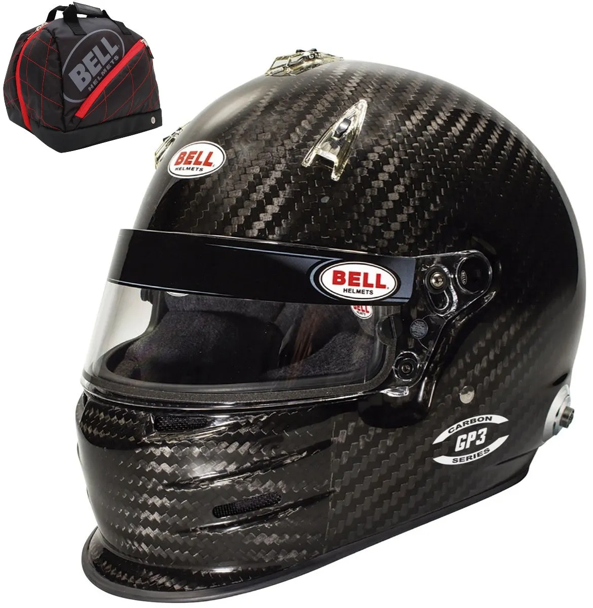 Bell GP3 Carbon Helmet With Custom Lining Colors