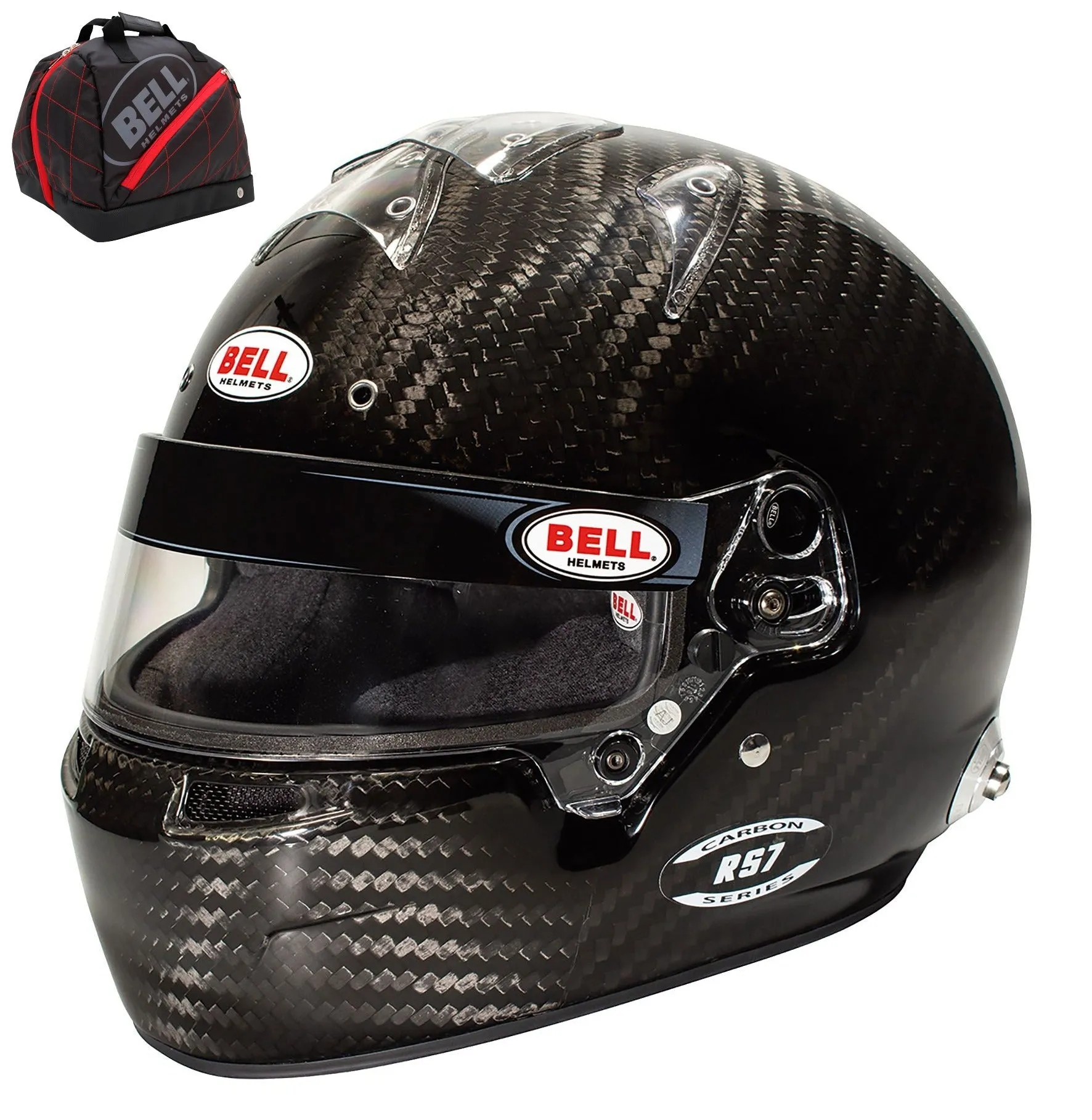 Bell RS7 Carbon Helmet, NON-Duckbill, With Custom Lining Colors