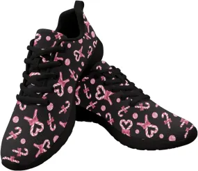BIGCARJOB Women Fashion Sneakers Lace-up Lightweight Sport Shoes Ladies Casual Running Hiking Shoes