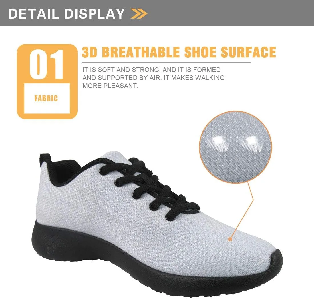 BIGCARJOB Women Fashion Sneakers Lace-up Lightweight Sport Shoes Ladies Casual Running Hiking Shoes
