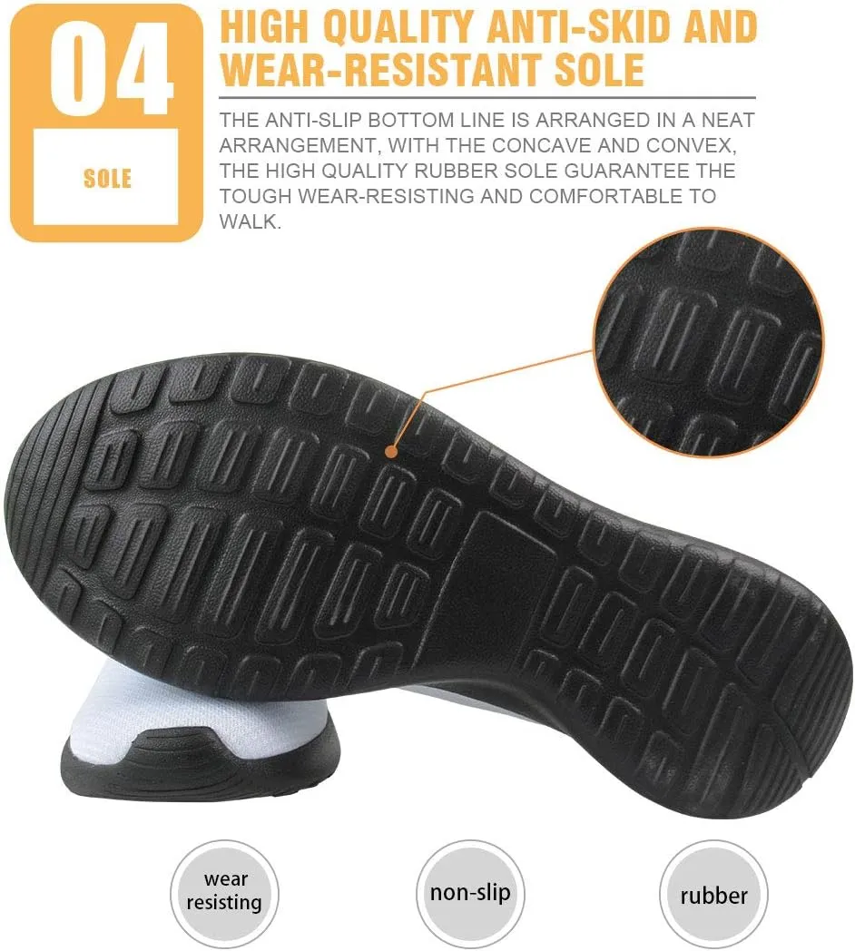 BIGCARJOB Women Fashion Sneakers Lace-up Lightweight Sport Shoes Ladies Casual Running Hiking Shoes