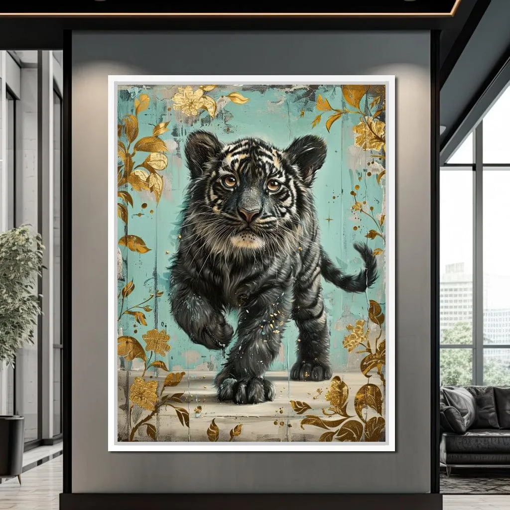 Black & White Tiger Cub