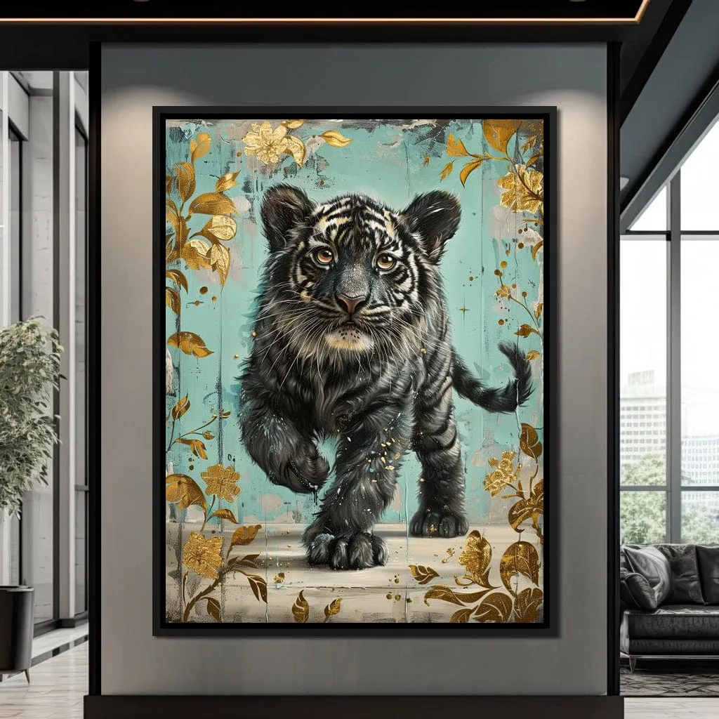 Black & White Tiger Cub