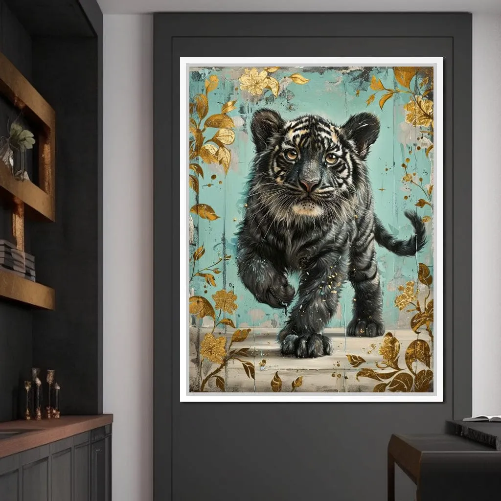 Black & White Tiger Cub