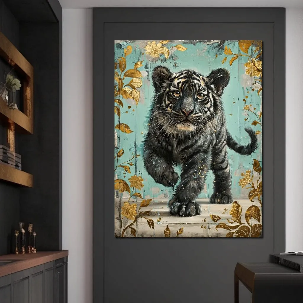 Black & White Tiger Cub