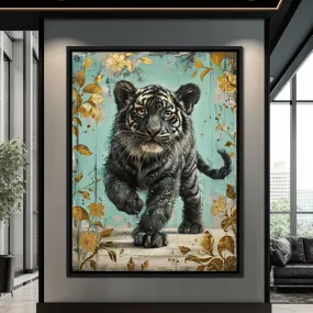 Black & White Tiger Cub