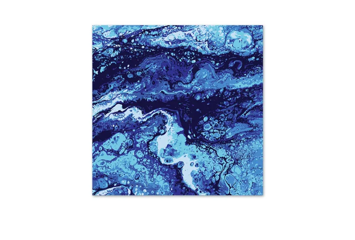 Blue Abstract | Canvas Wall Art Print