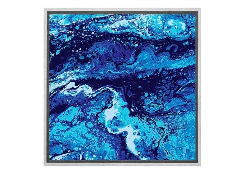 Blue Abstract | Canvas Wall Art Print