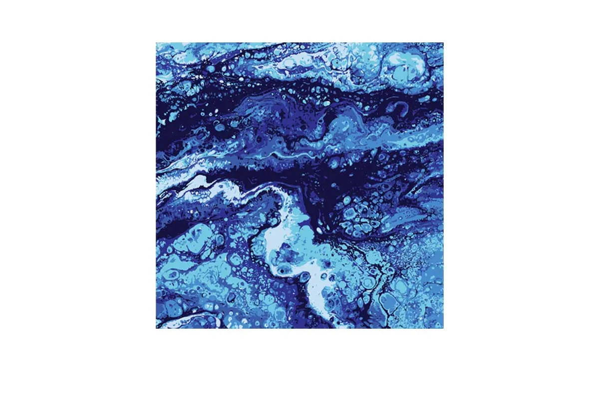 Blue Abstract | Canvas Wall Art Print