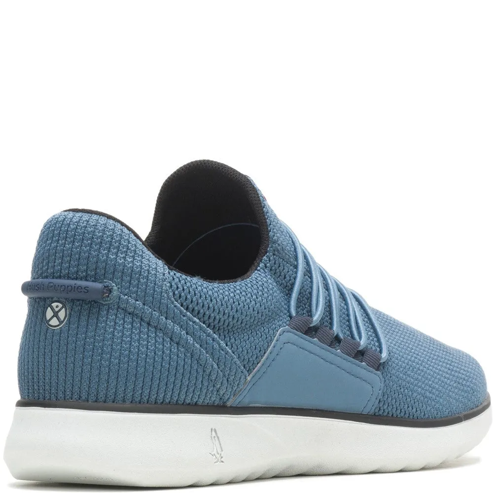 Blue/White Recycled Good Shoe 2.0 Bungee Trainers