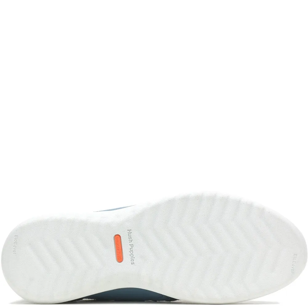 Blue/White Recycled Good Shoe 2.0 Bungee Trainers