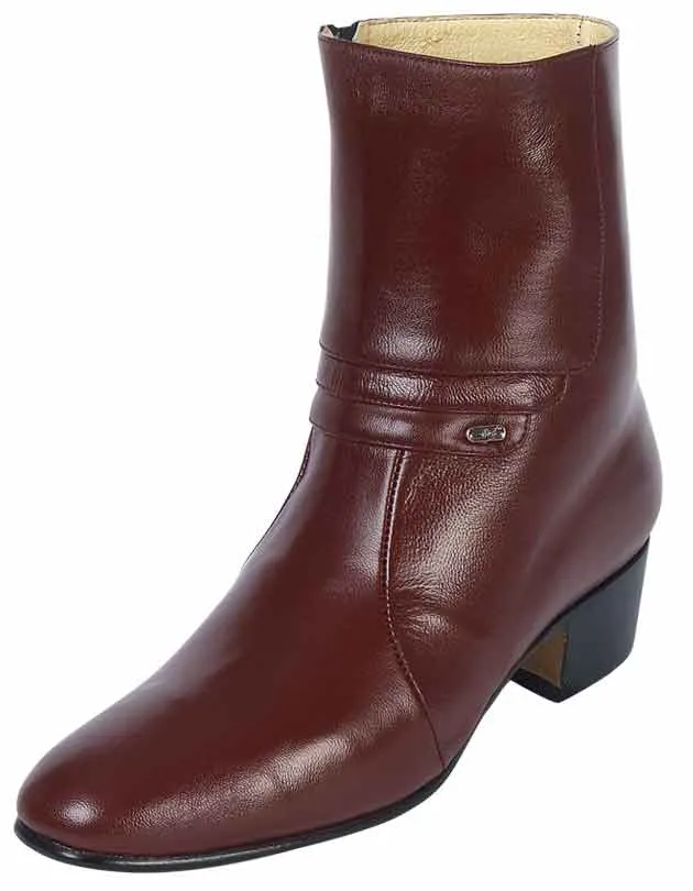 Botines de Vestir Clasicos con Cierre de Piel Cabra para Hombre 'El Besserro' - ID: 1912