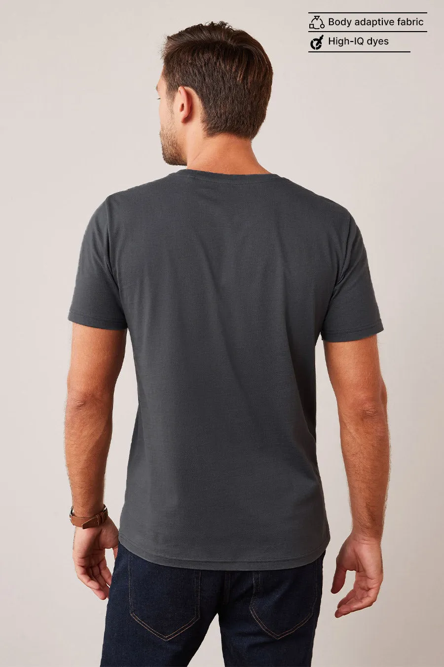Classic Crew in Smoky Grey