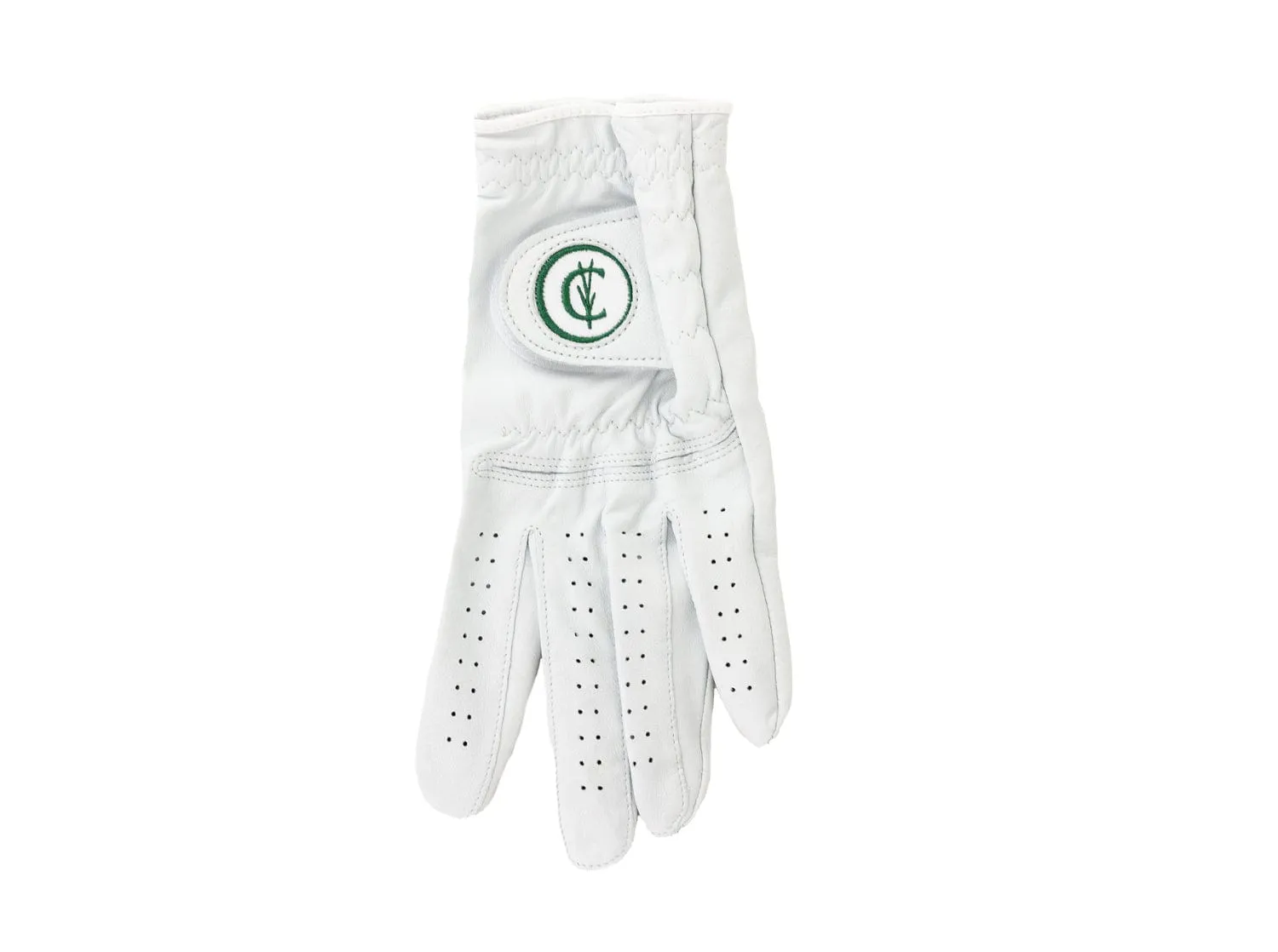 Criquet Driving Glove - Grassy C - White