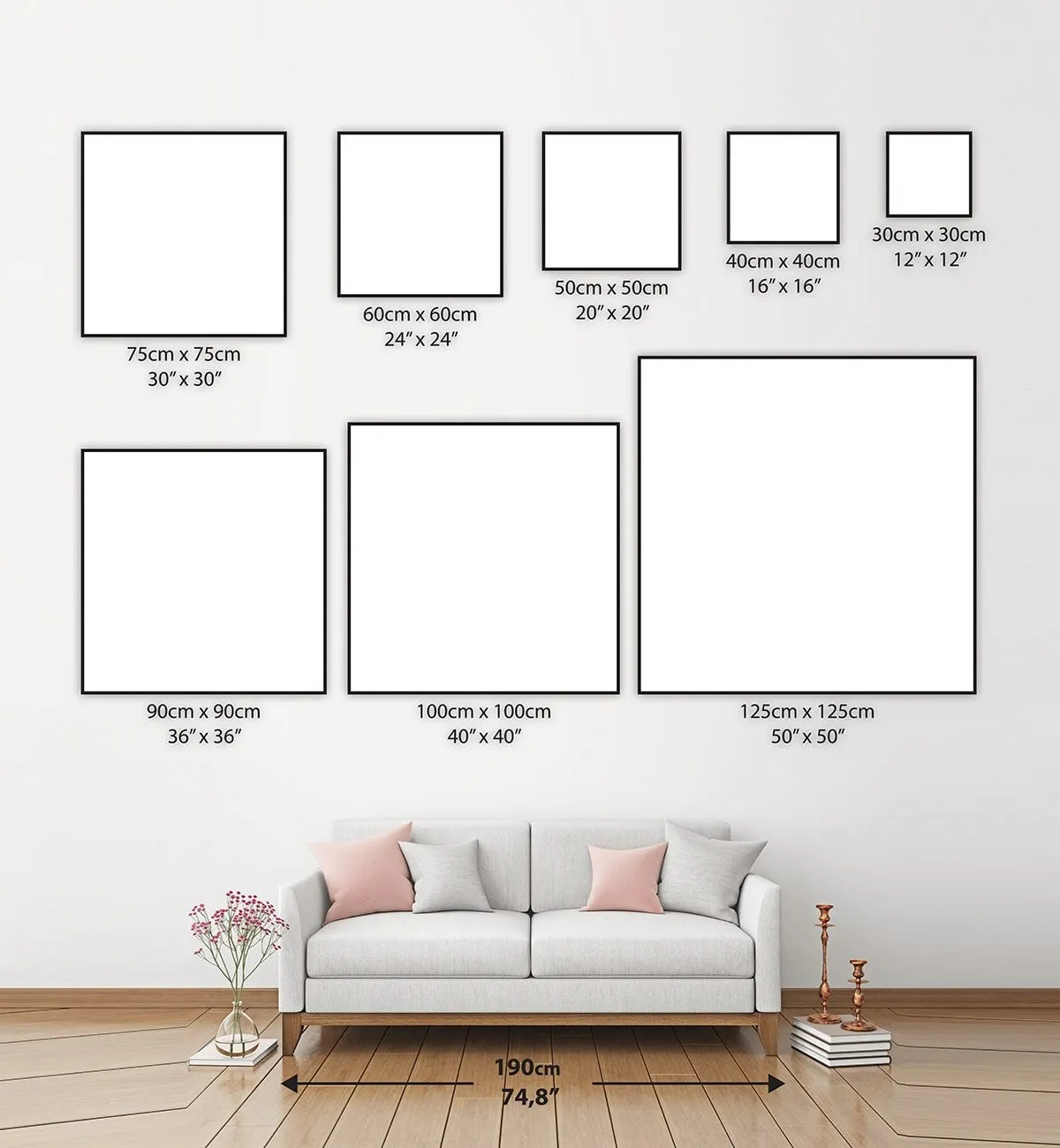Dandelion Black Background | Canvas Wall Art Print