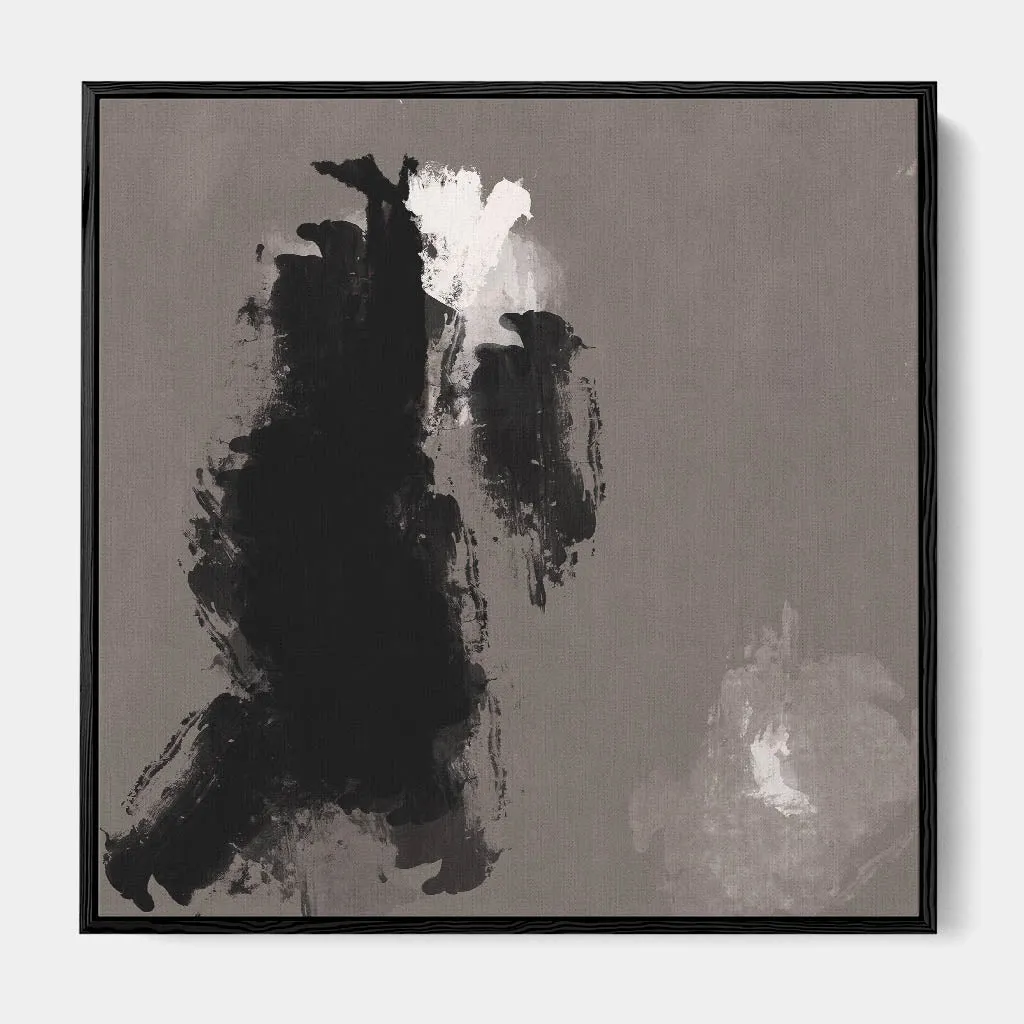Dark Hues Framed Canvas