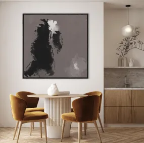 Dark Hues Framed Canvas