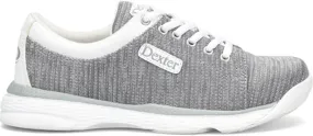 Dexter Womens Ainslee Bowling Shoes Wide Width - Grey/White 10