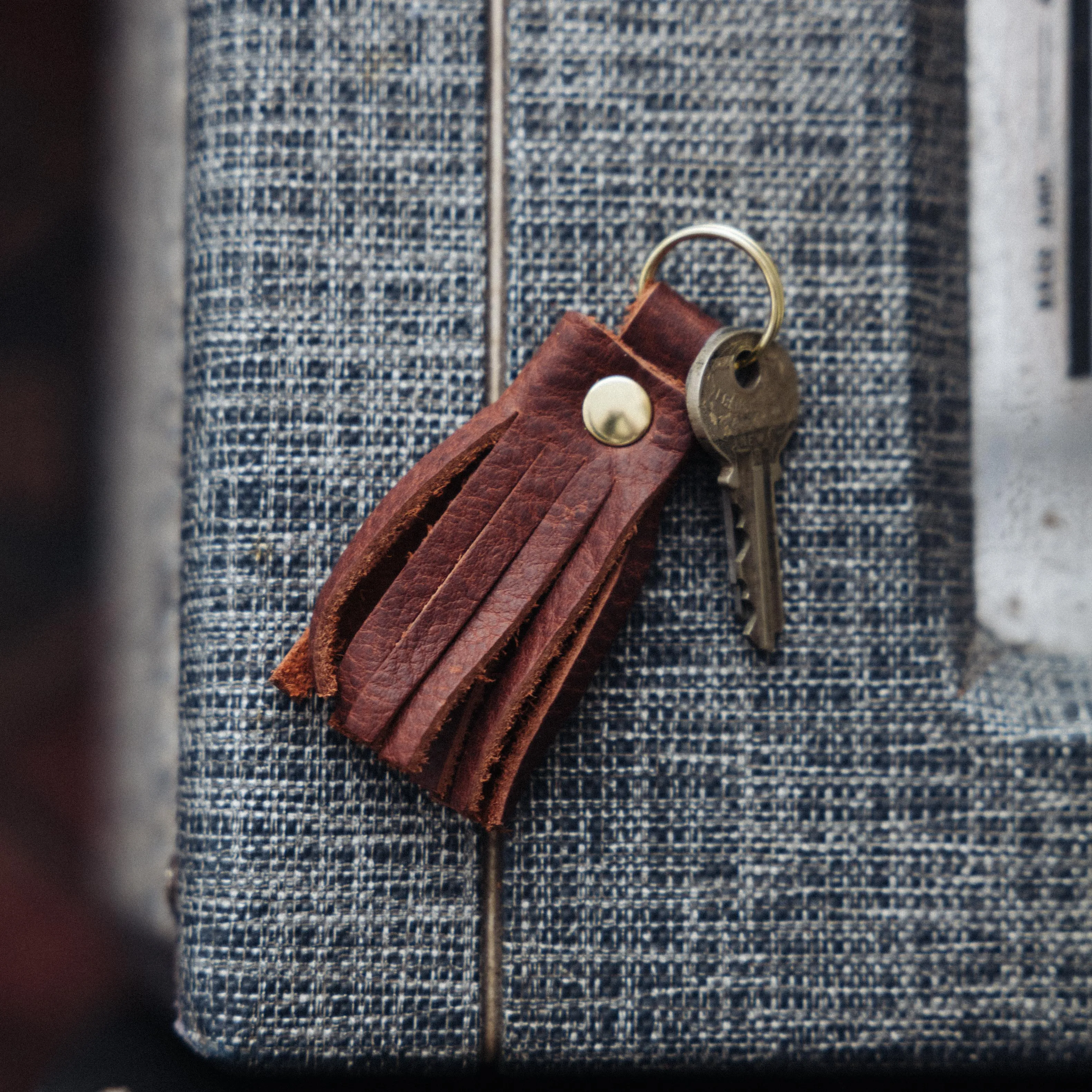 Eucalyptus Tassel Keychain
