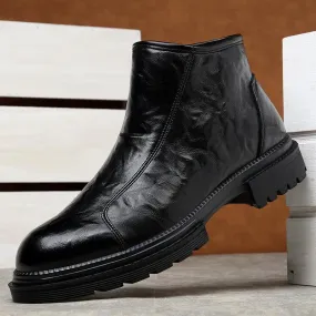 ✅High -quality Dedication✅Men's Retro Genuine Leather Thick Sole Casual Martin Boots