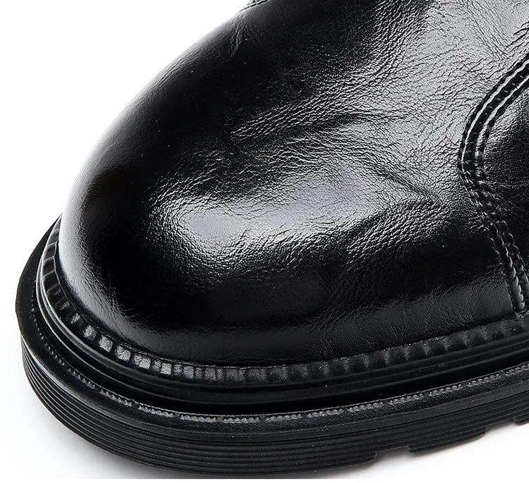 ✅High -quality Dedication✅Men's Retro Genuine Leather Thick Sole Casual Martin Boots