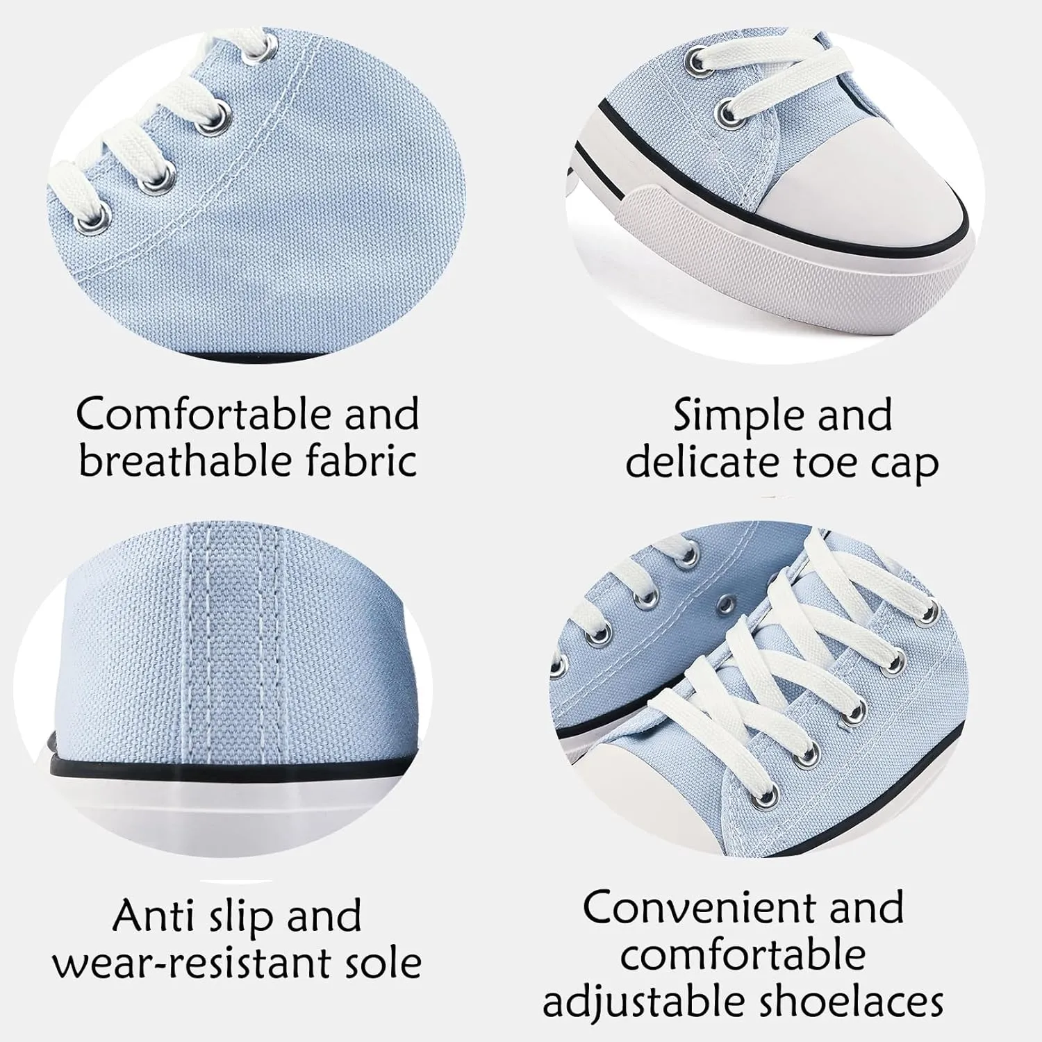High Top Canvas Sneakers for Women Men Classic Lace Up Canvas Shoes Unisex Casual Tennis Comfortable Fashion Walking Shoes